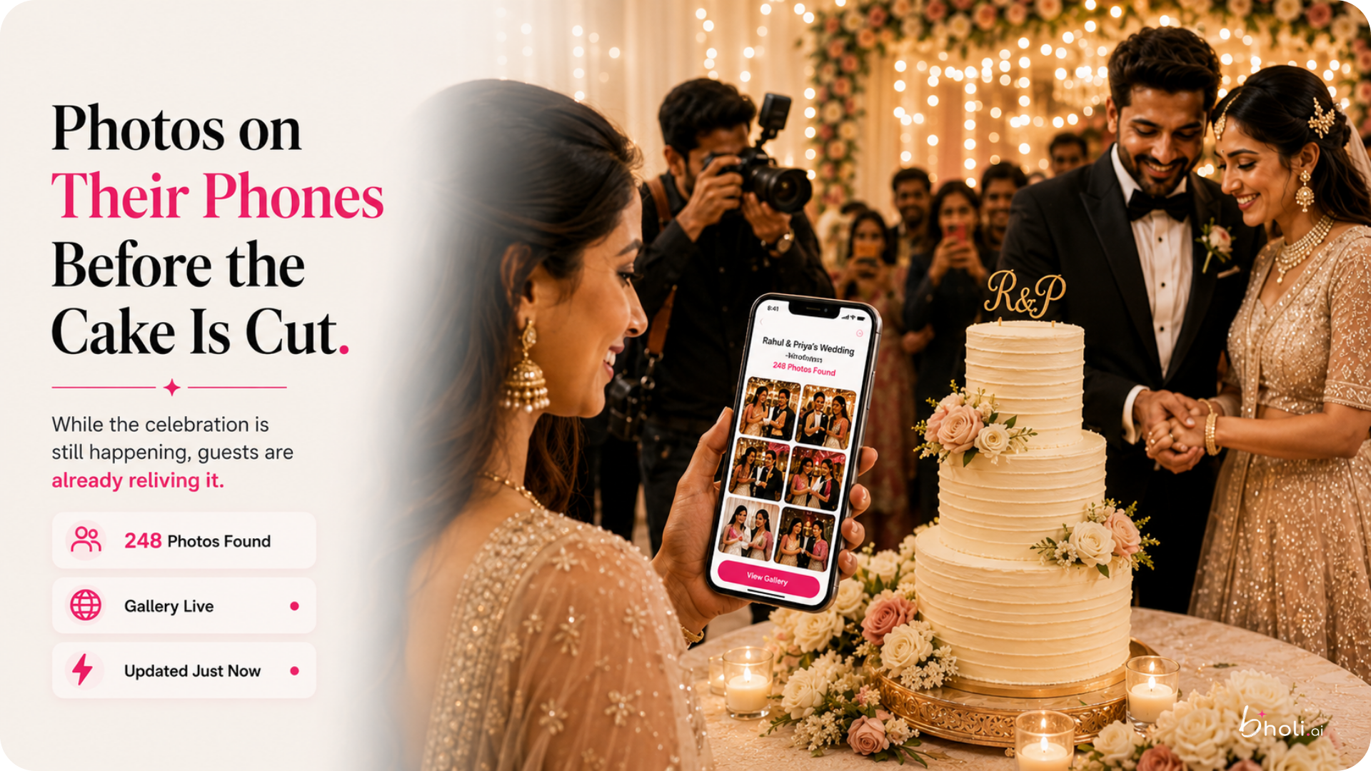 Photos on Their Phones Before the Cake Is Cut