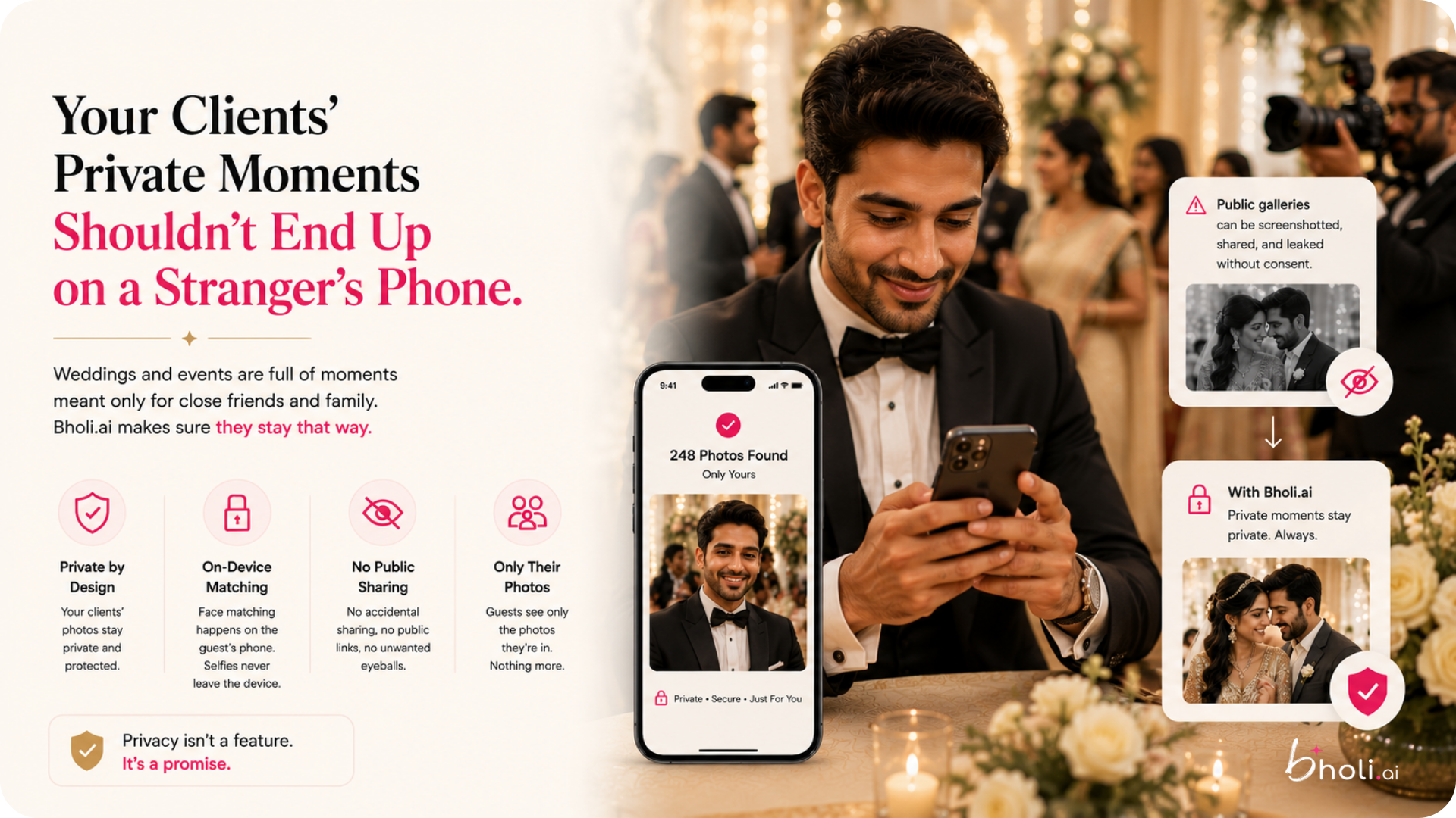Your Clients' Private Moments Shouldn't End Up on a Stranger's Phone